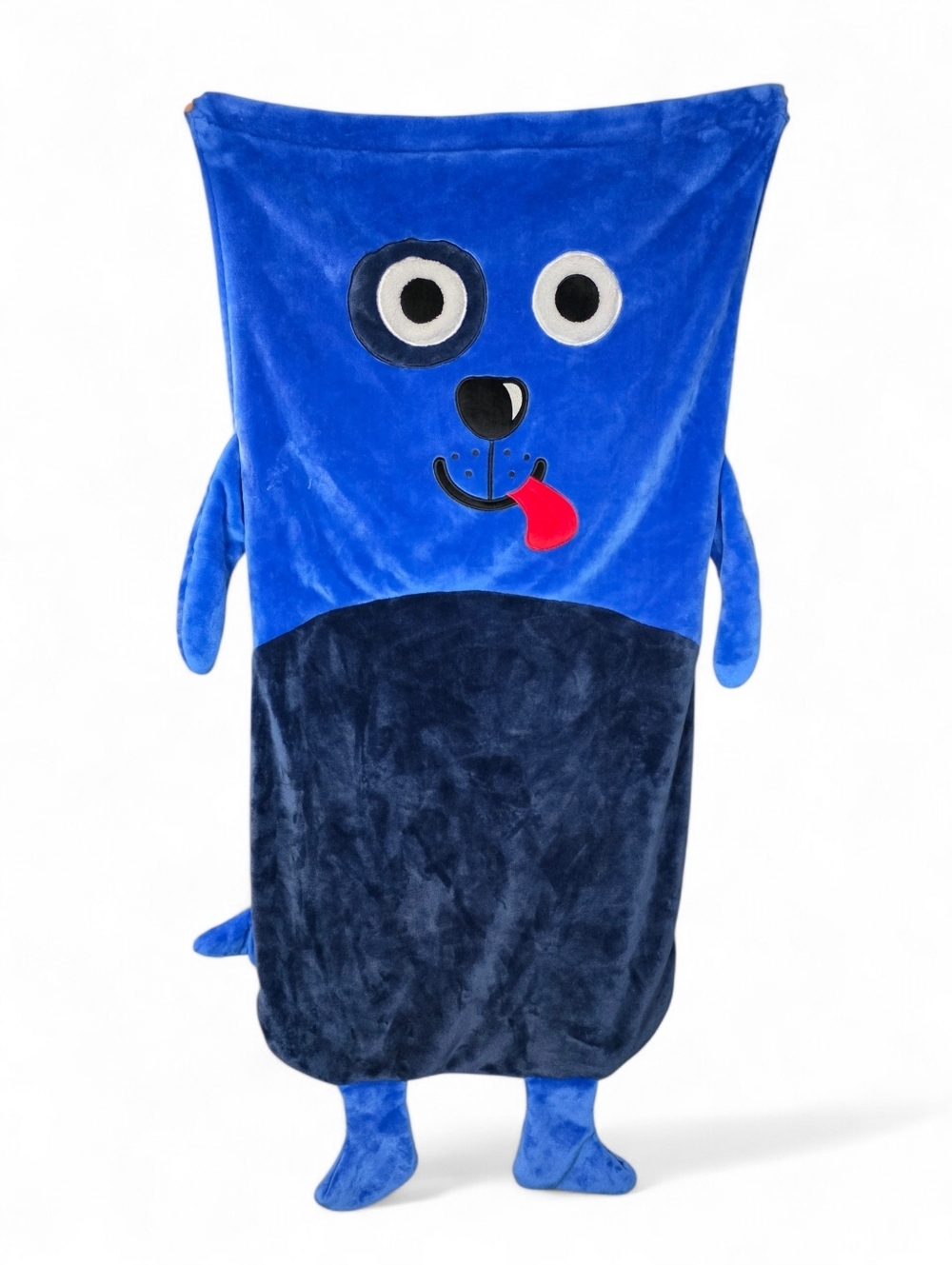 Sleepy Sack Blue Dog Sleeping Bag Plush Wearable Blanket Adult Kids